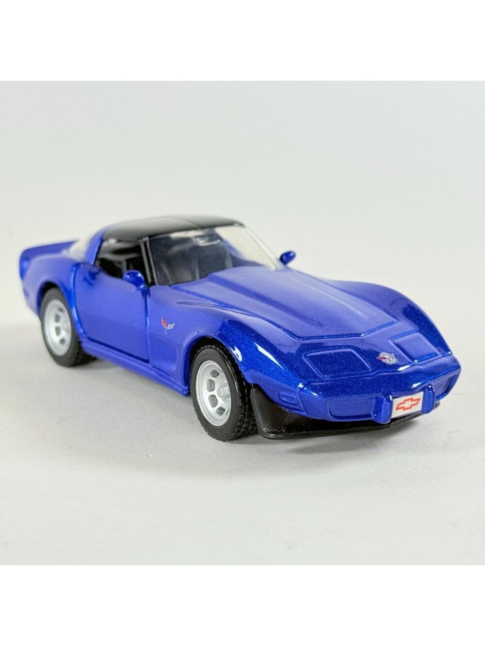 Maisto Diecast 1978 Chevrolet Corvette Model Pull Back Toy Car Blue 1:39